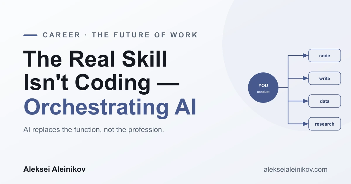 The Real 2026 Engineering Skill Isn't Coding — It's Orchestrating AI