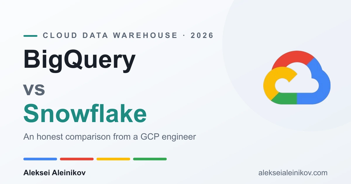BigQuery vs Snowflake in 2026: An Honest Comparison From a GCP Engineer