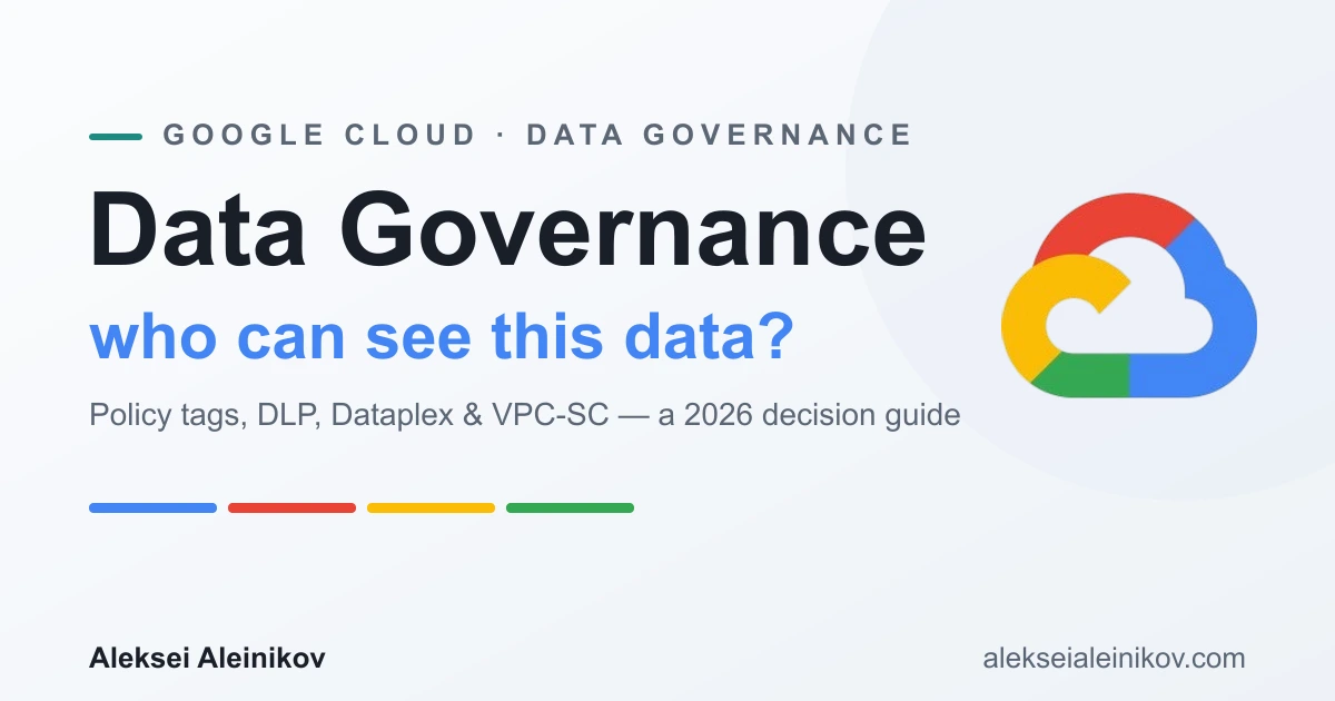 Data Governance on GCP in 2026: Who Can See This Data?