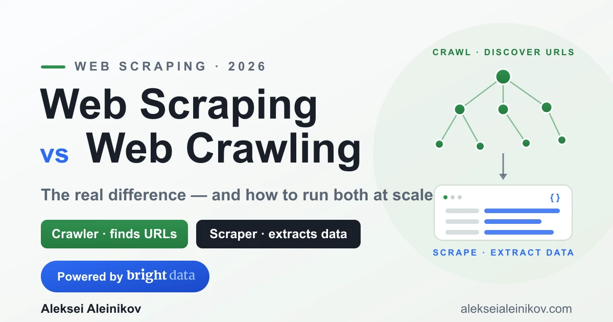 Web Scraping vs Web Crawling: The Real Difference (2026)